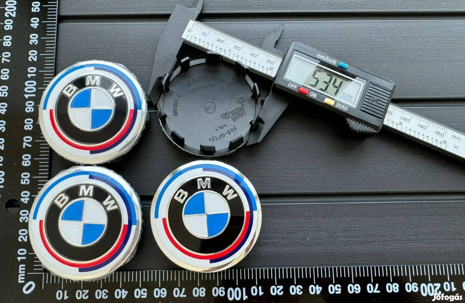 Új BMW 56mm Felni Alufelni Kupak Közép Felnikupak Embléma 6857149 l