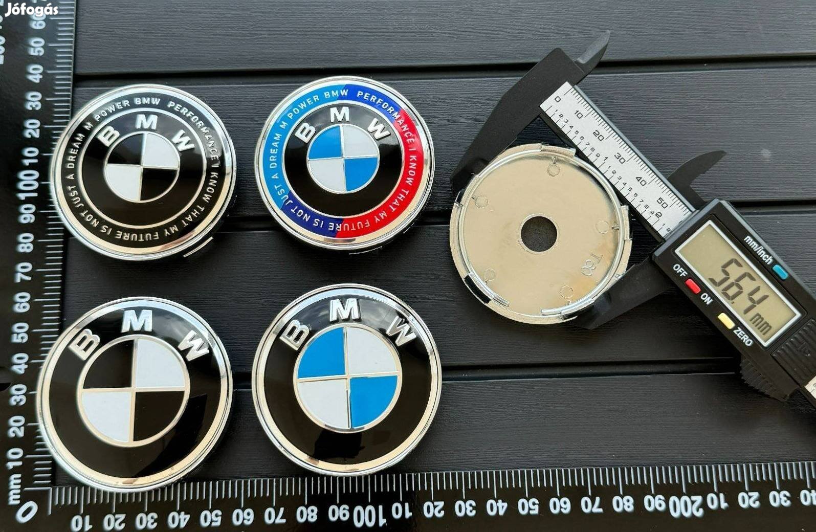 Új BMW 60mm Felni Alufelni Kupak Közép Felnikupak Jel