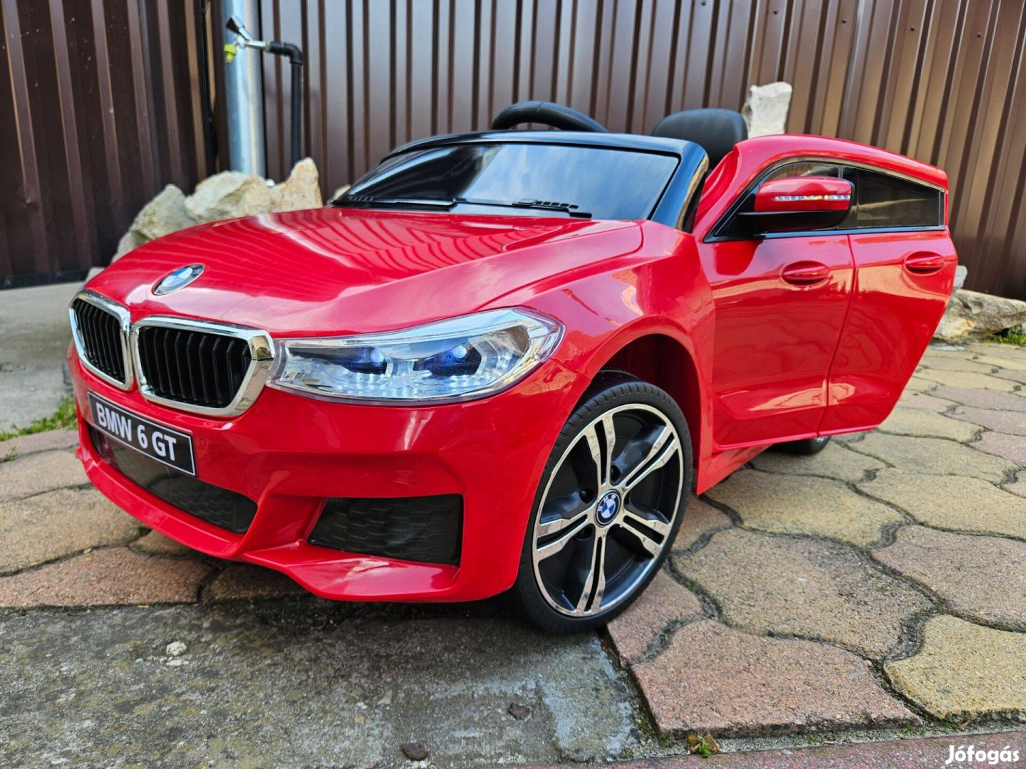 Új BMW 6GT elektromos akkumulátoros gyermek autó távirányítóval BMW