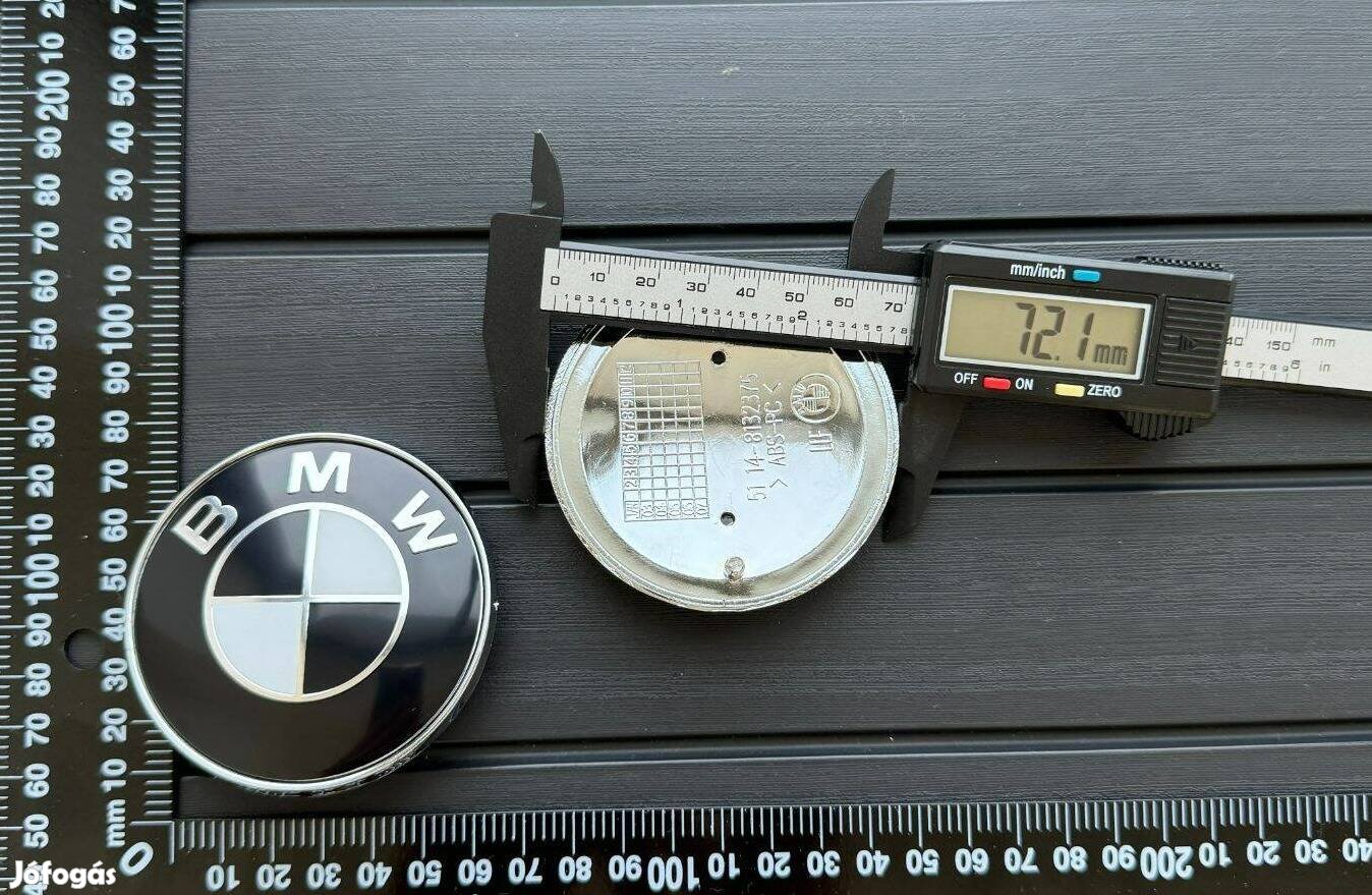 Új BMW 72mm 74mm Gépház Géptető Motorháztető Embléma Jel 51148132375