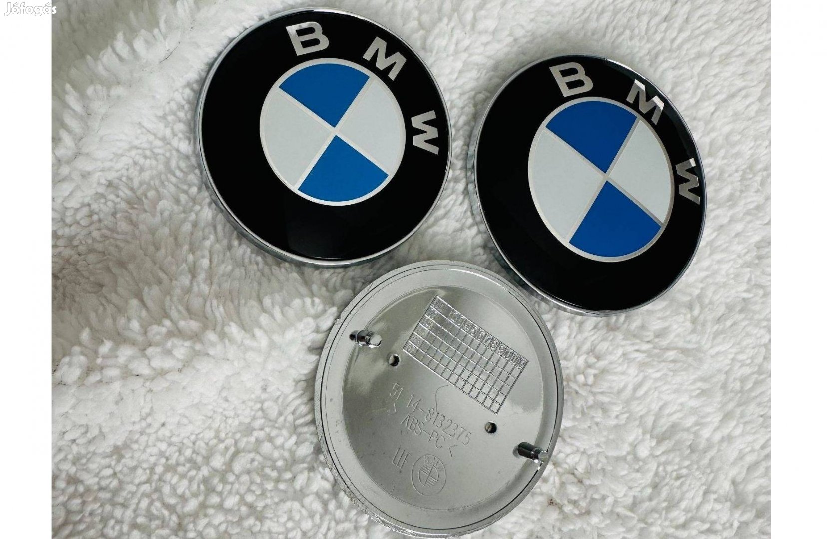 Új BMW 74mm 82mm embléma jel logó gépház csomagtér kiegészítő