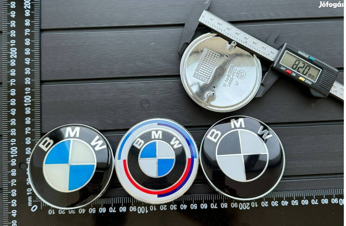 Új BMW 82mm Csomagtartó Gépház Géptető Motorháztető Embléma JEL Logo