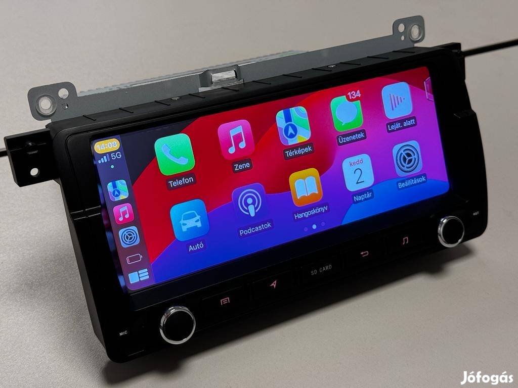 Új BMW E46 Xtrons 8,8" Android Navigációs multimédia 4+64GB Carplay