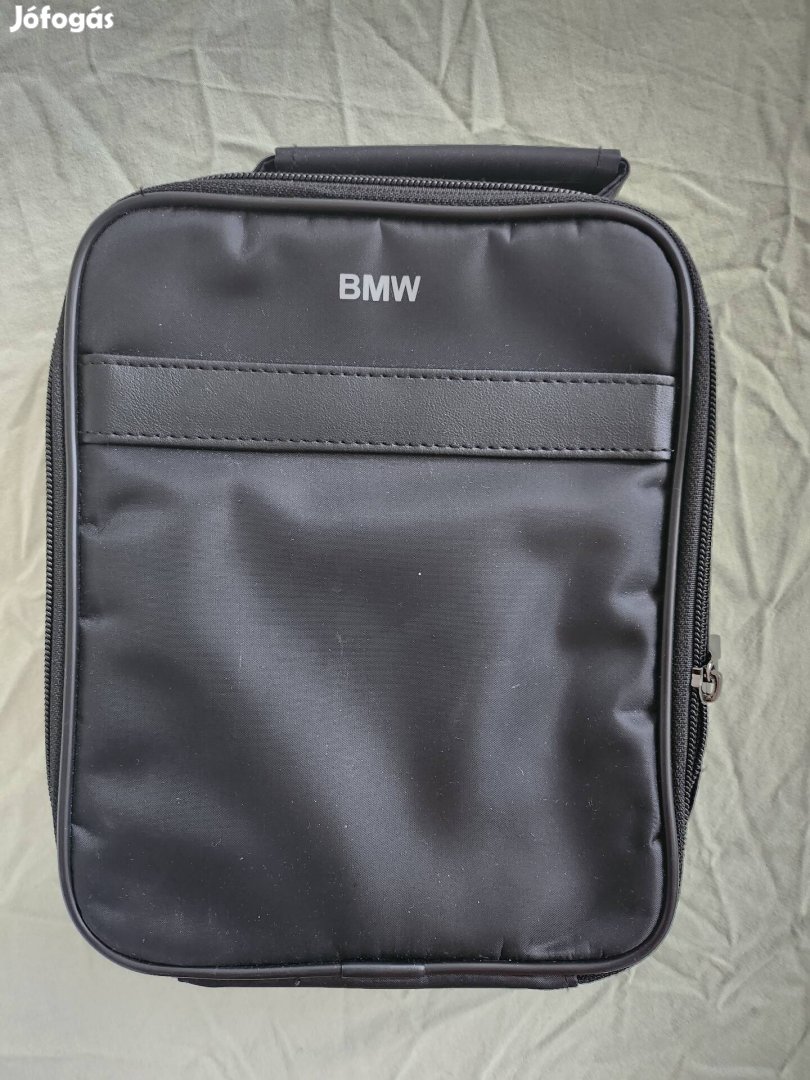 Új BMW fekete kozmetika táska,tablet táska,fekete 