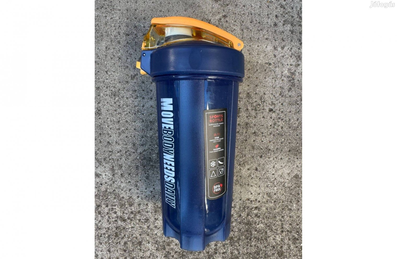 Uj BPA Mentes Muanyag Shaker Kulacs Sport 800 ml