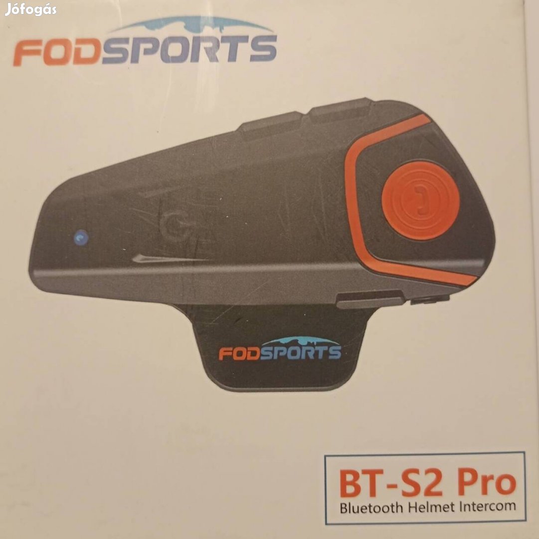 Új BT-S2 Pro motoros sisakbeszélő 1fős Bluetooth kihangosító IP65