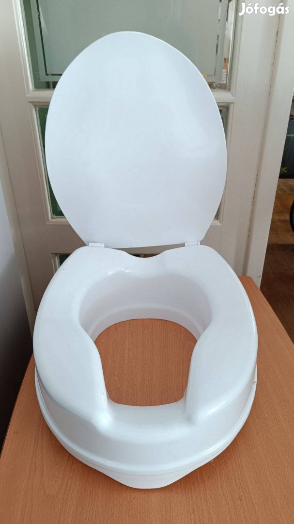 Új B+B fedeles WC ülőke magasító - 10cm - 10