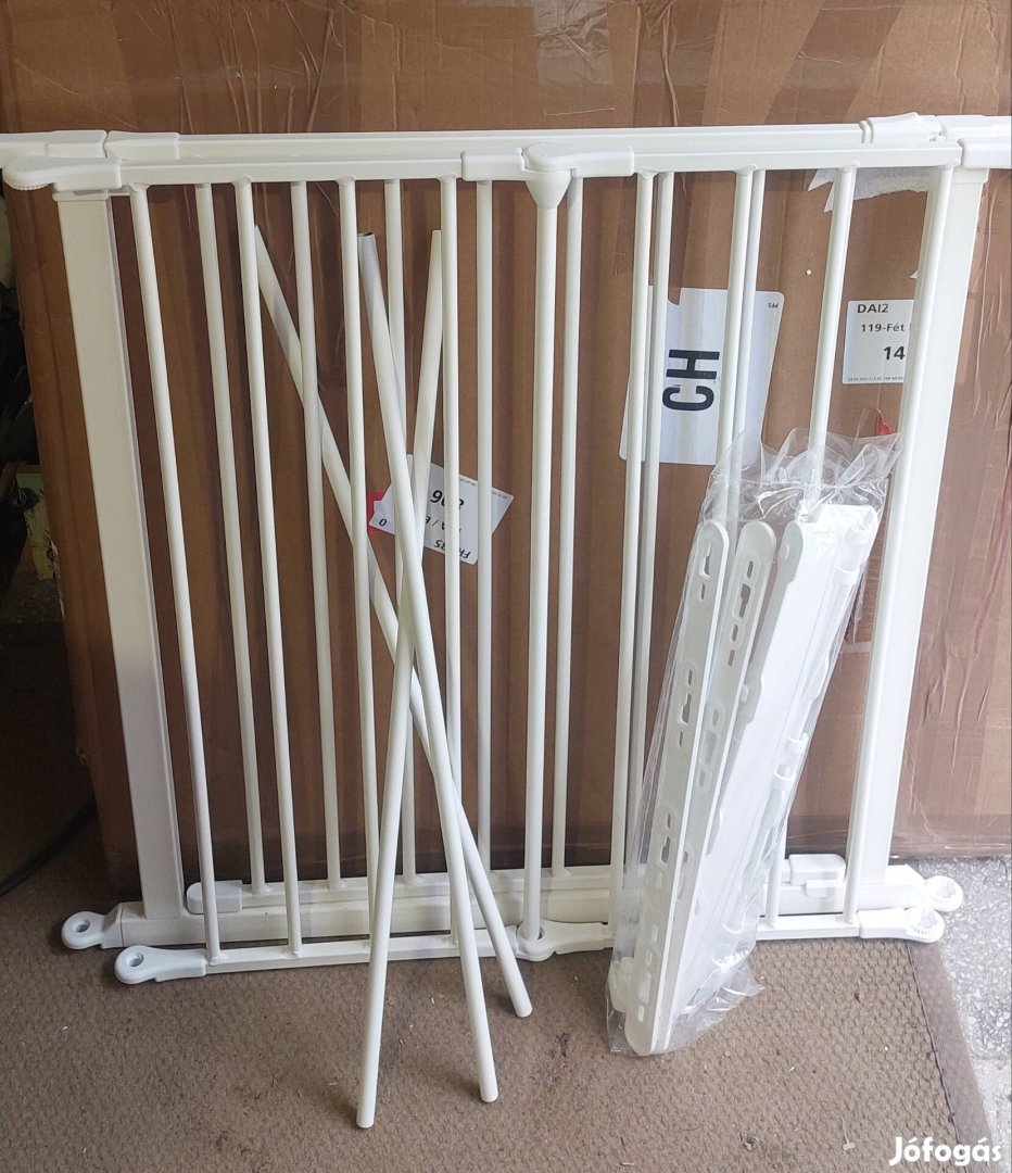 Új Babydan M biztonsagi rács, gyerekrács 90-140 cm