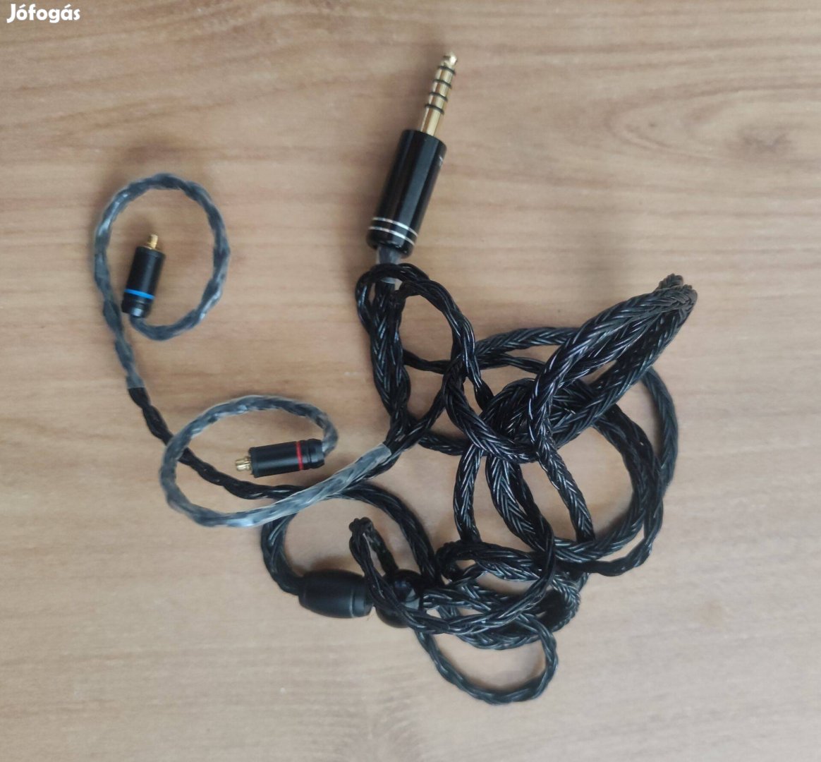 Új Balanced mmcx 4.4mm Fülhallgató Kábel Vezeték