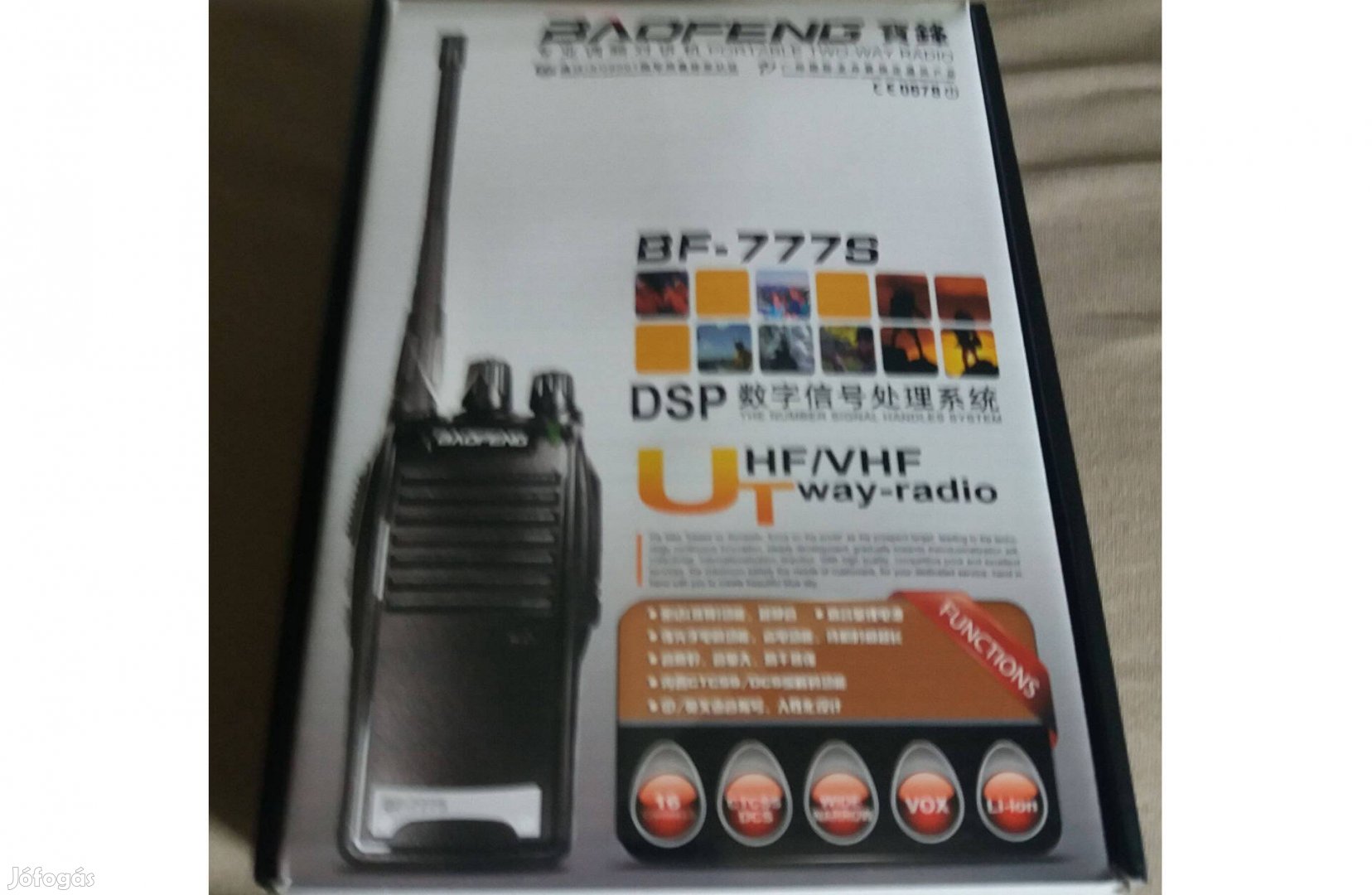 Új Baofeng BF-777S UHF walkie-talkie, rádió adó-vevő készlet