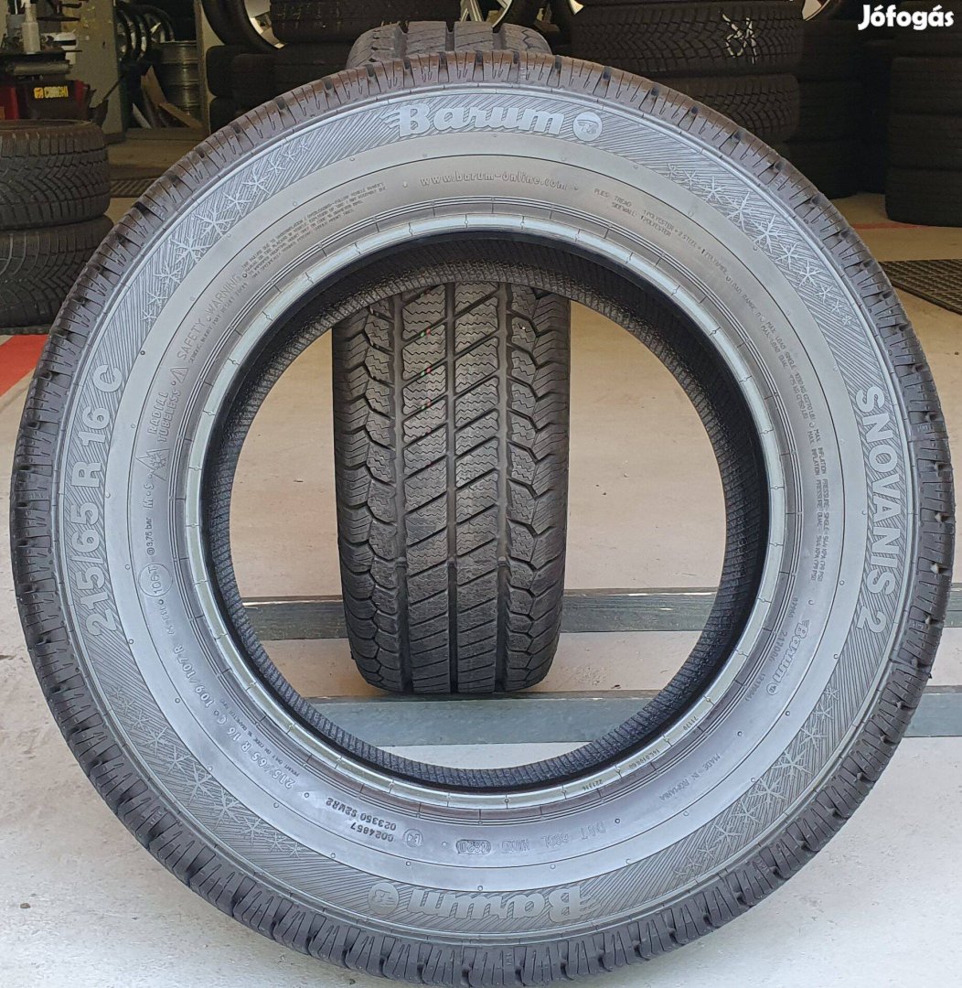 Új Barum Snovans 215/65 R16C téli gumi 2db /T143