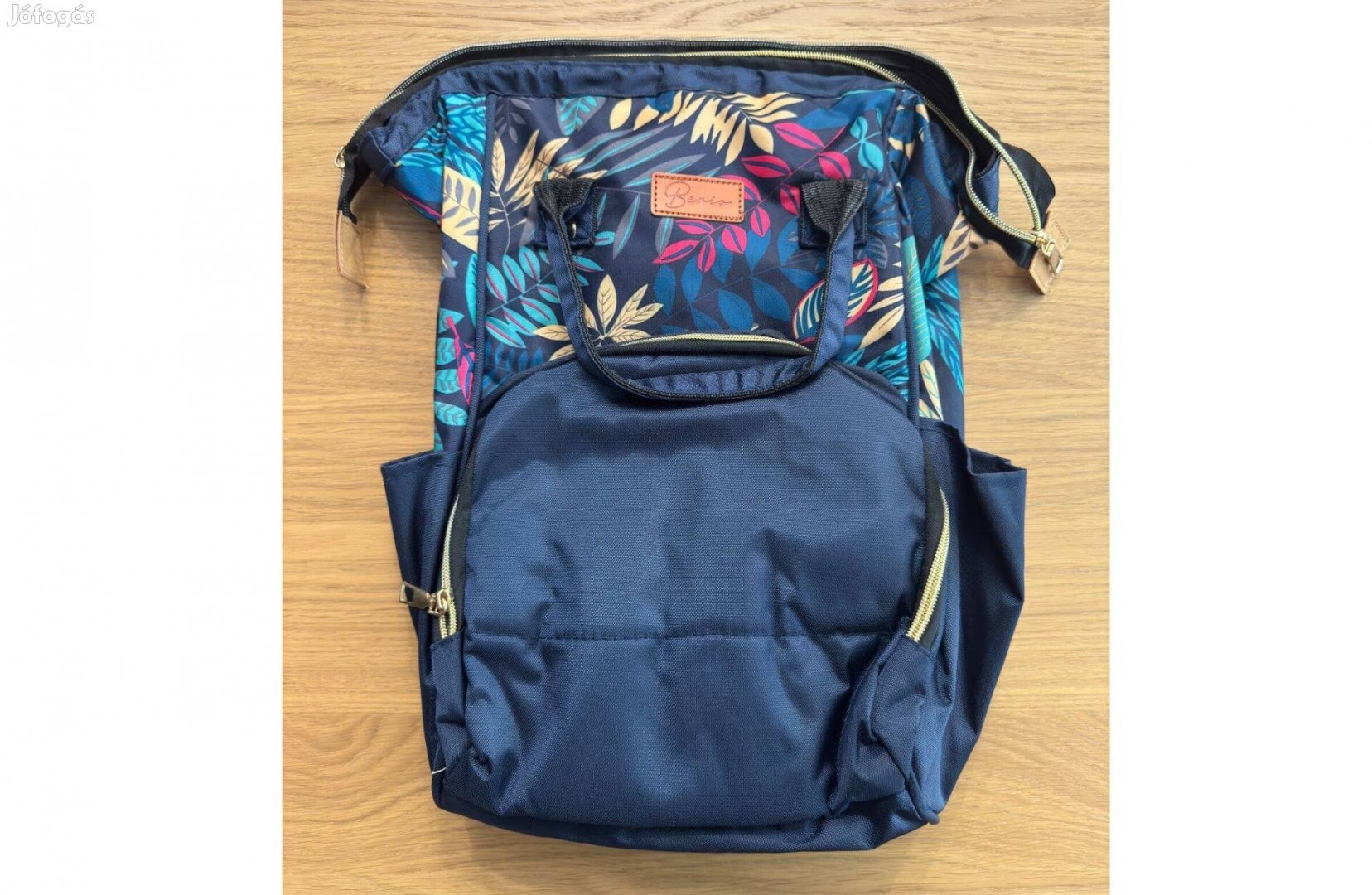 Új Berio Bora Baby Flower Pelenkázó Táska Hátizsák Kék