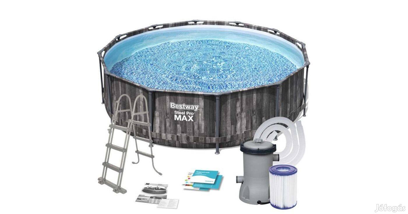 Új Bestway Polinézia 366x100 cm medence - ajándékkal