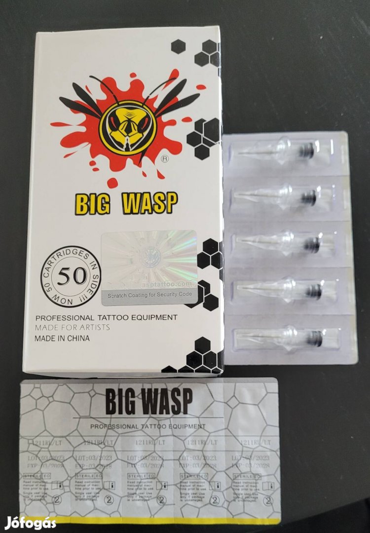 Új Big wasp tetováló tűmodul 3-5-7-9-11RL és 7-9-11-13-15M1 kontúr sat