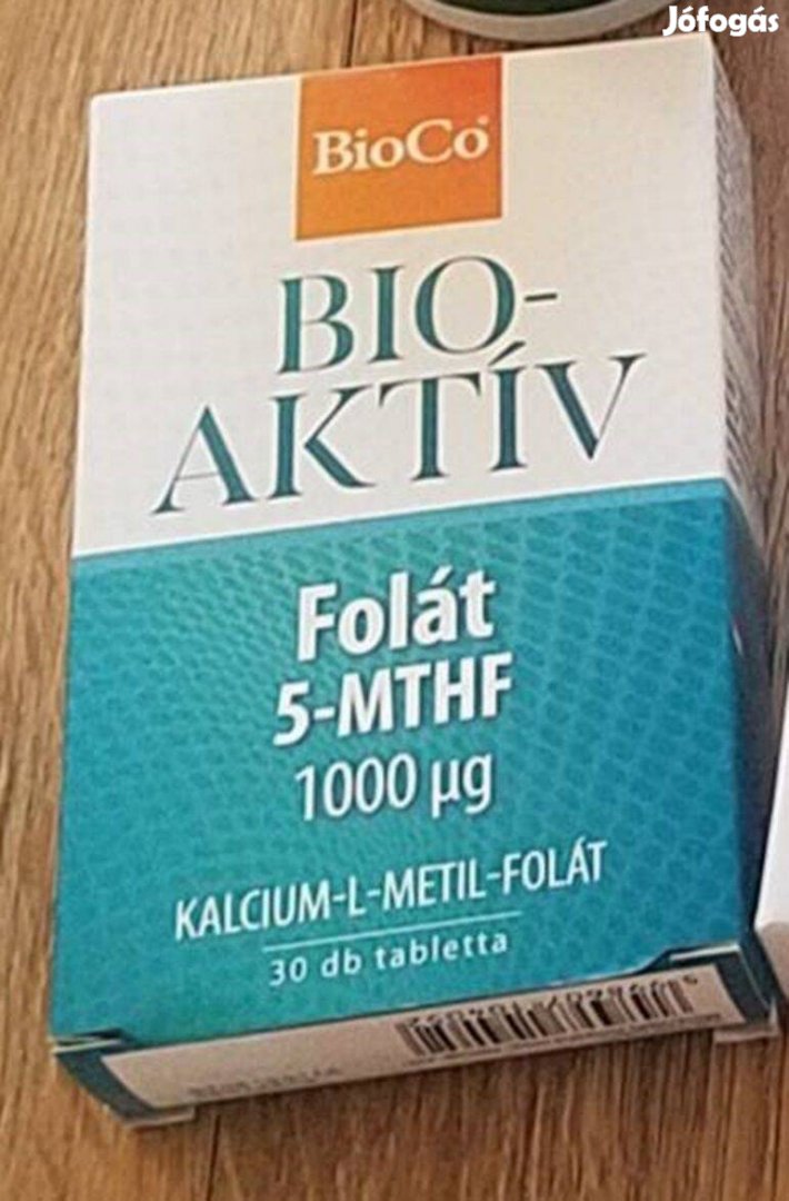 Új Bioco Bioaktív Folát 30 db Jól Felszívódó!!