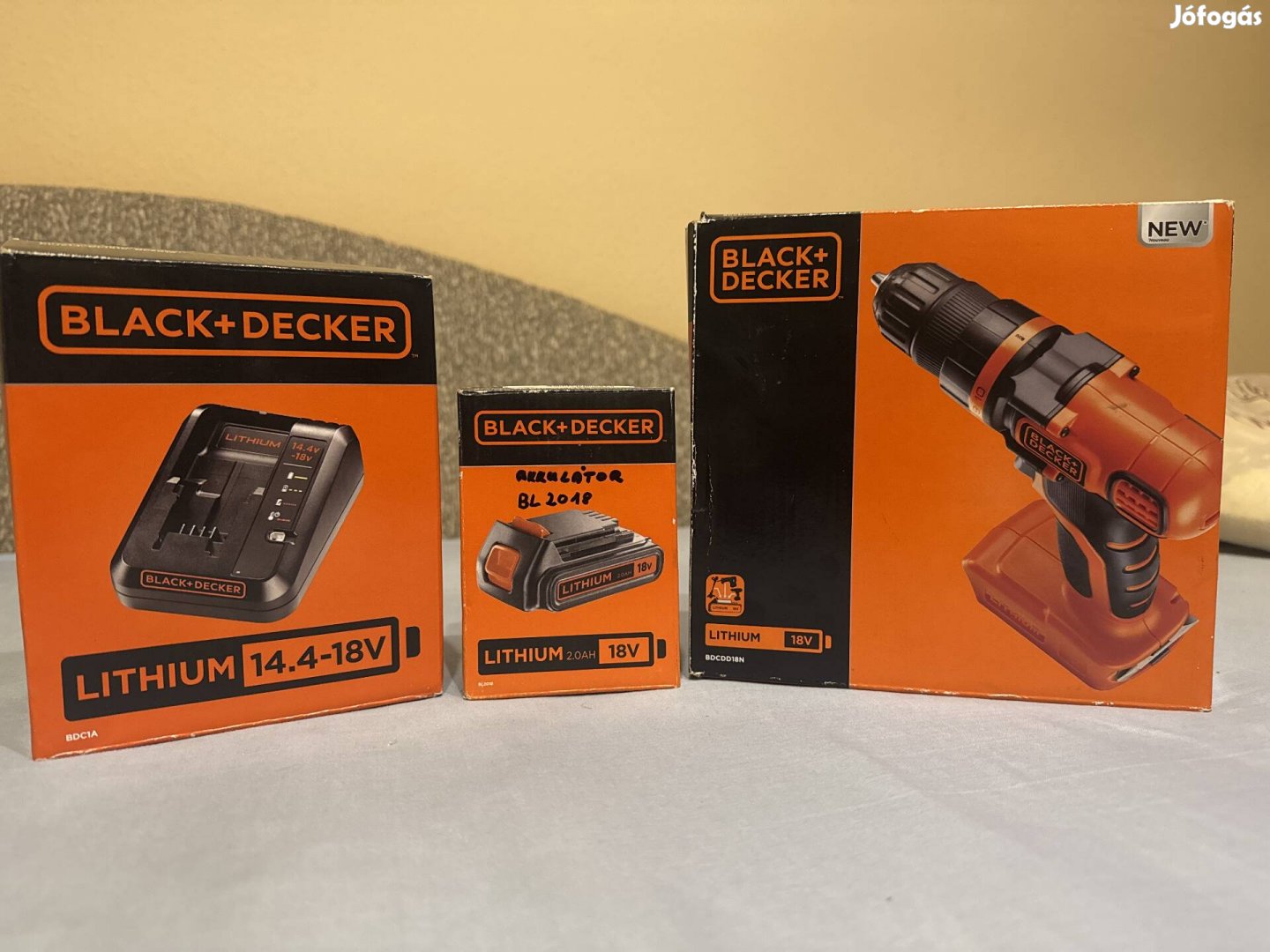 Új Black+Decker Komplett szett! 