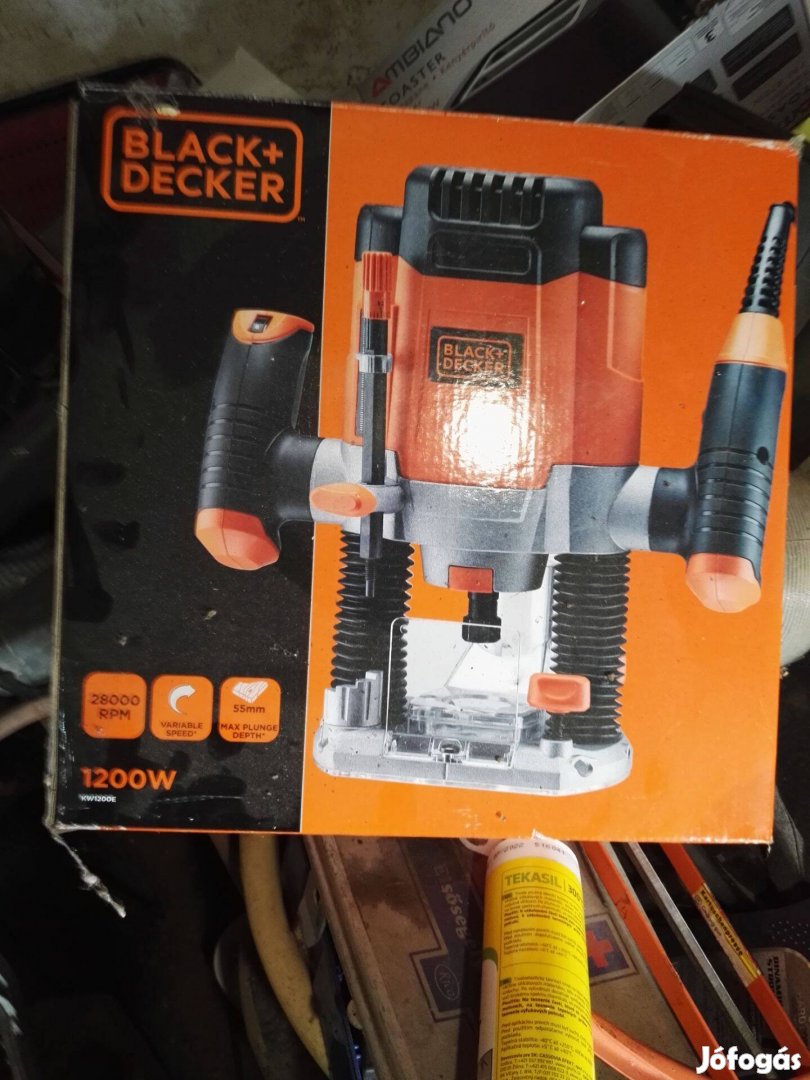 Új Black&Decker felsőmaró gép eladó