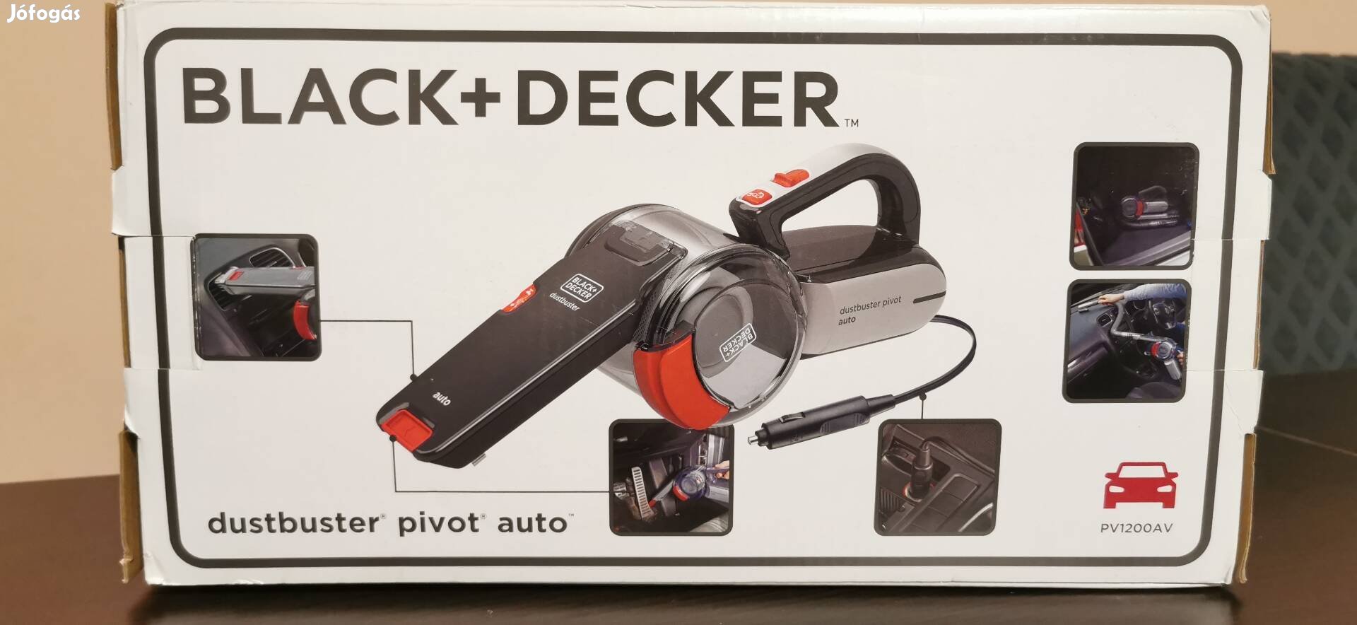 Új Black & Decker Autós porszívó PV1200AV