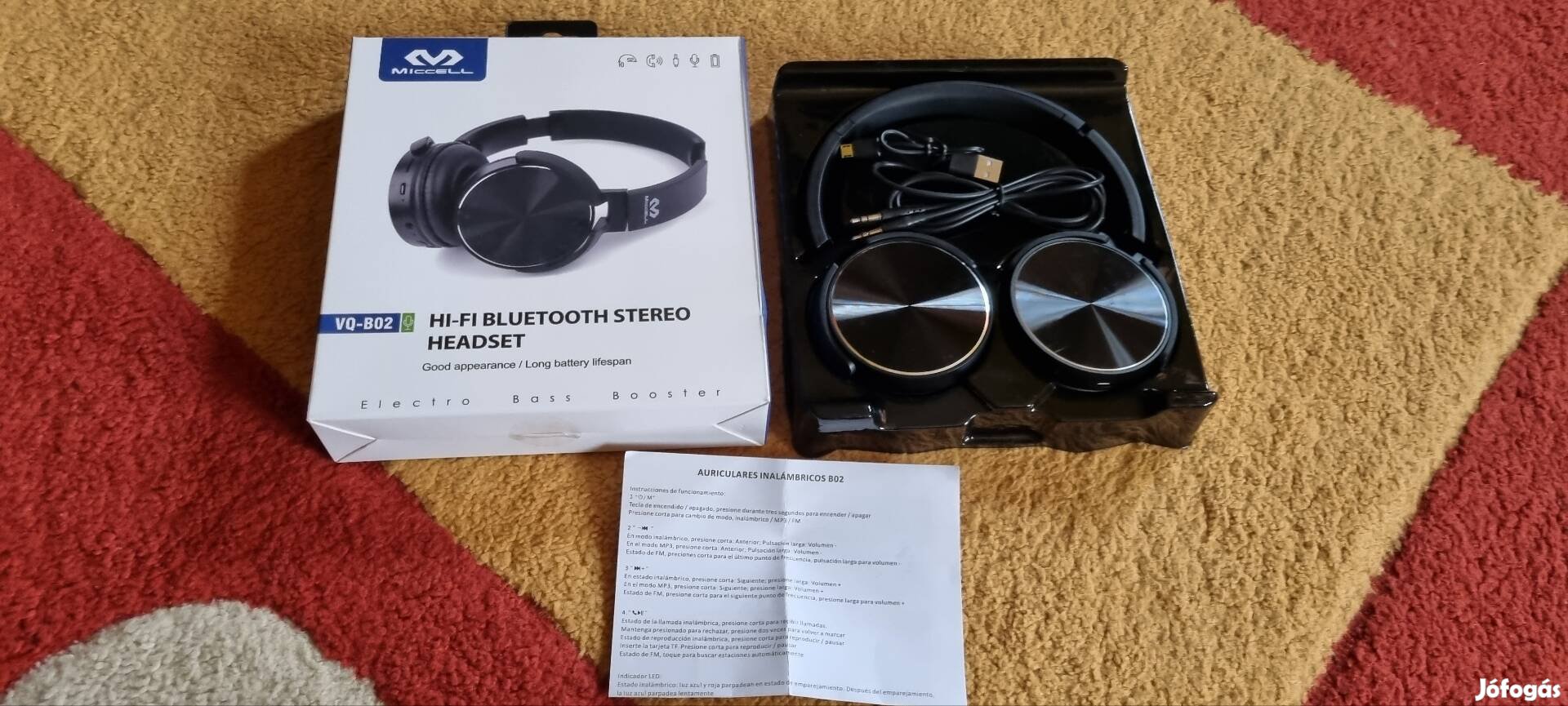 Új Bluetooth hifi fejhallgató 