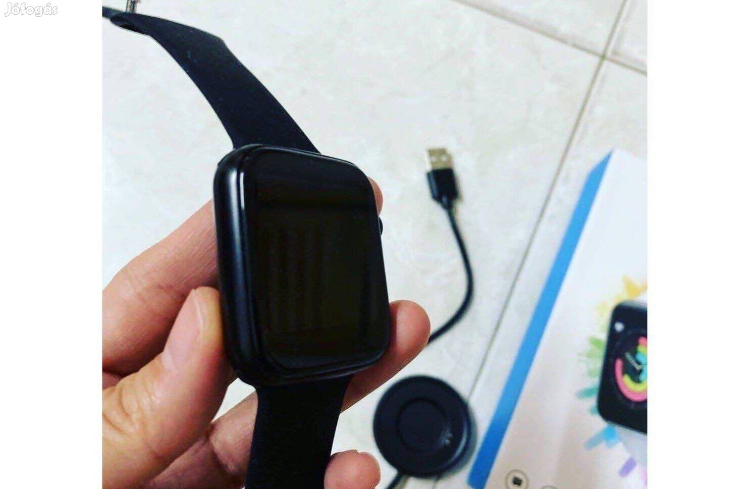Új Bluetooth okosóra, 19 funkcióval / Érintőkijelzős Smartwatch (N007)