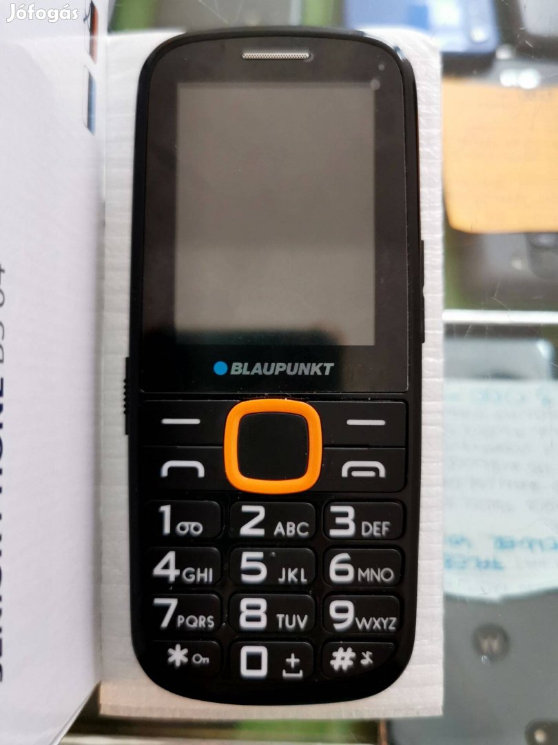 Új Blupunkt BS 04 1 év garancia nagyi telefon Sos gomb állvánnyal BS04