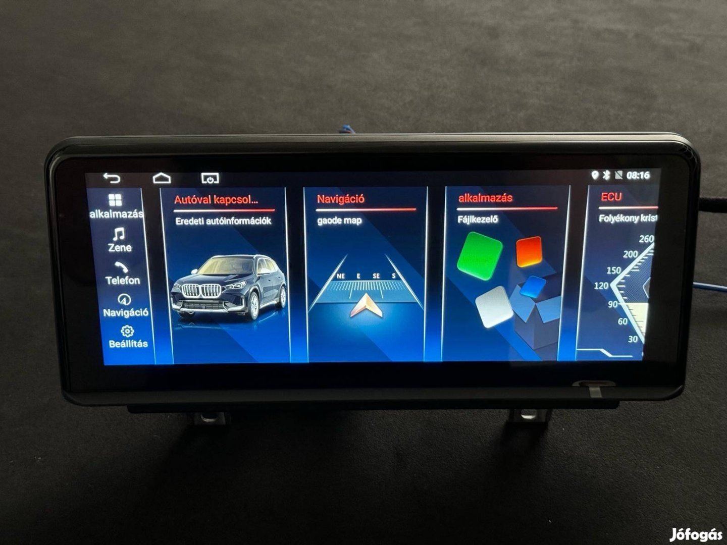 Új Bmw E70 X5 2+32Gb CIC Android Navigáció Multimédia Rádió Carplay
