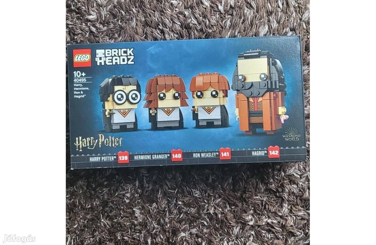 Új Bontatlan LEGO 40495 Brickheadz - Harry, Hermione, Ron és Hagrid