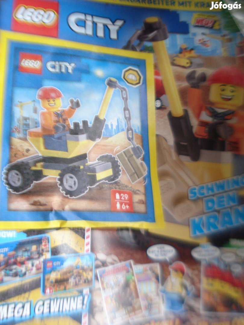 Új Bontatlan LEGO City Figurák