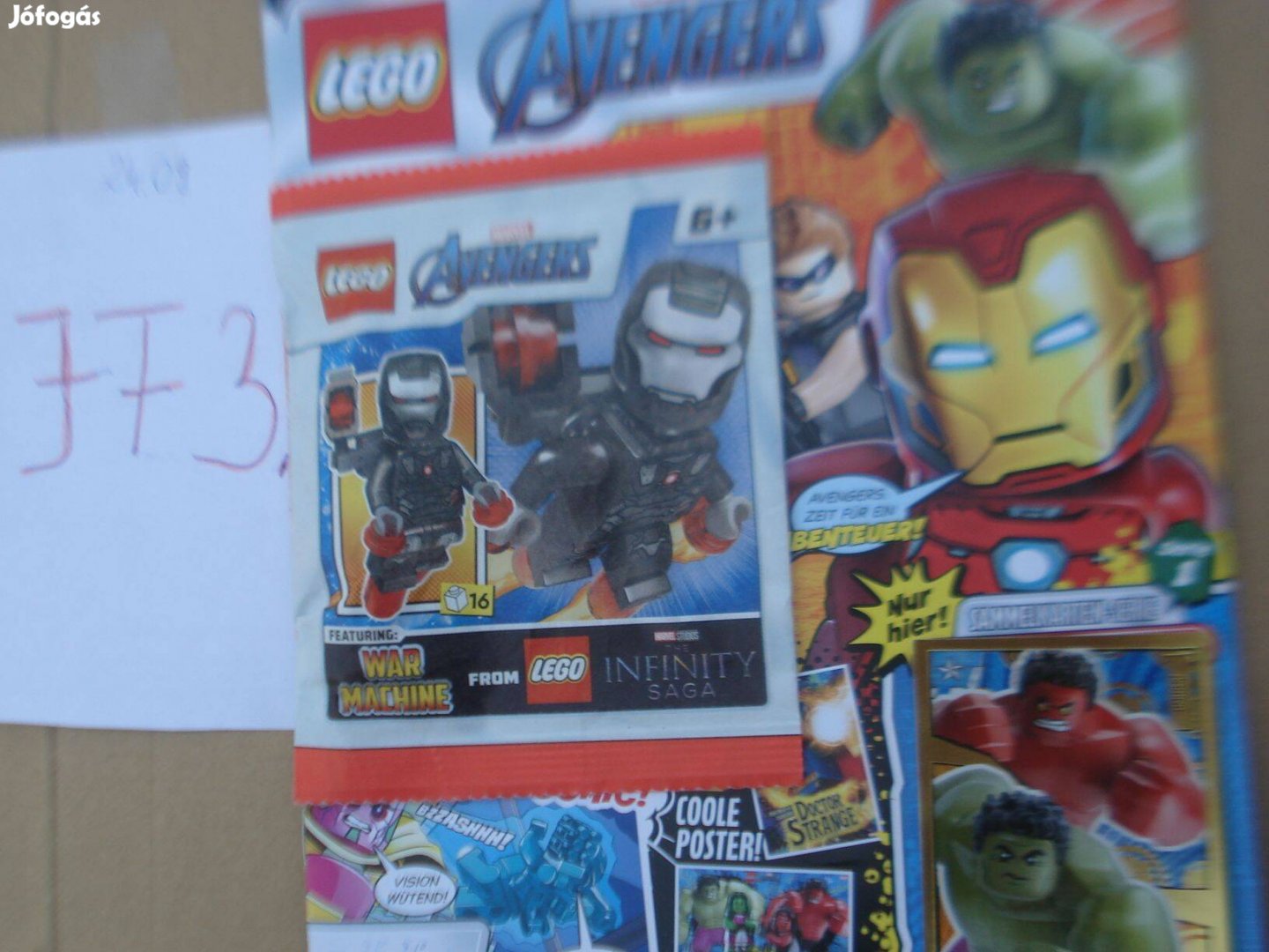 Új Bontatlan LEGO Marvel Figurák, Pókember,Thor Infinity SAGA+ Újság