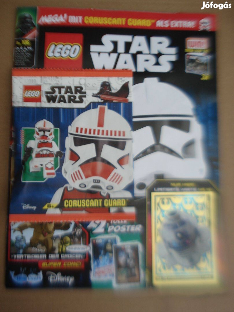 Új Bontatlan LEGO Star Wars Figura , Coruscant Guard+ Újság+Kártya