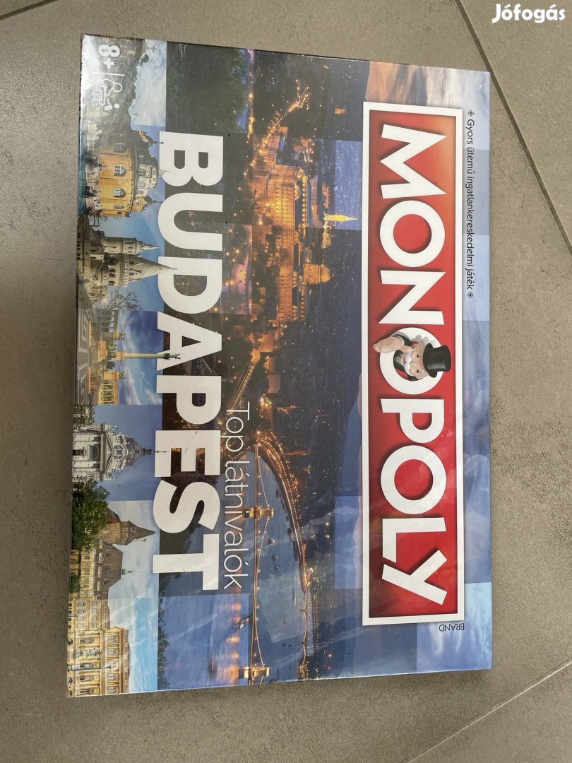 Új Bontatlan Monopoly Budapest Társasjáték