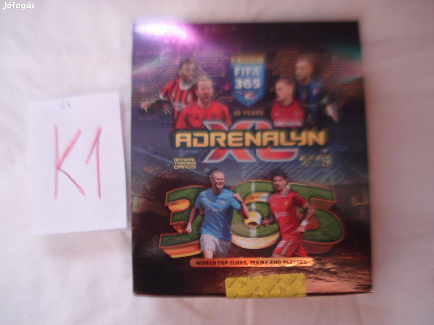 Új Bontatlan Nagy Panini FIFA 365 Kártya Box 2024-25,