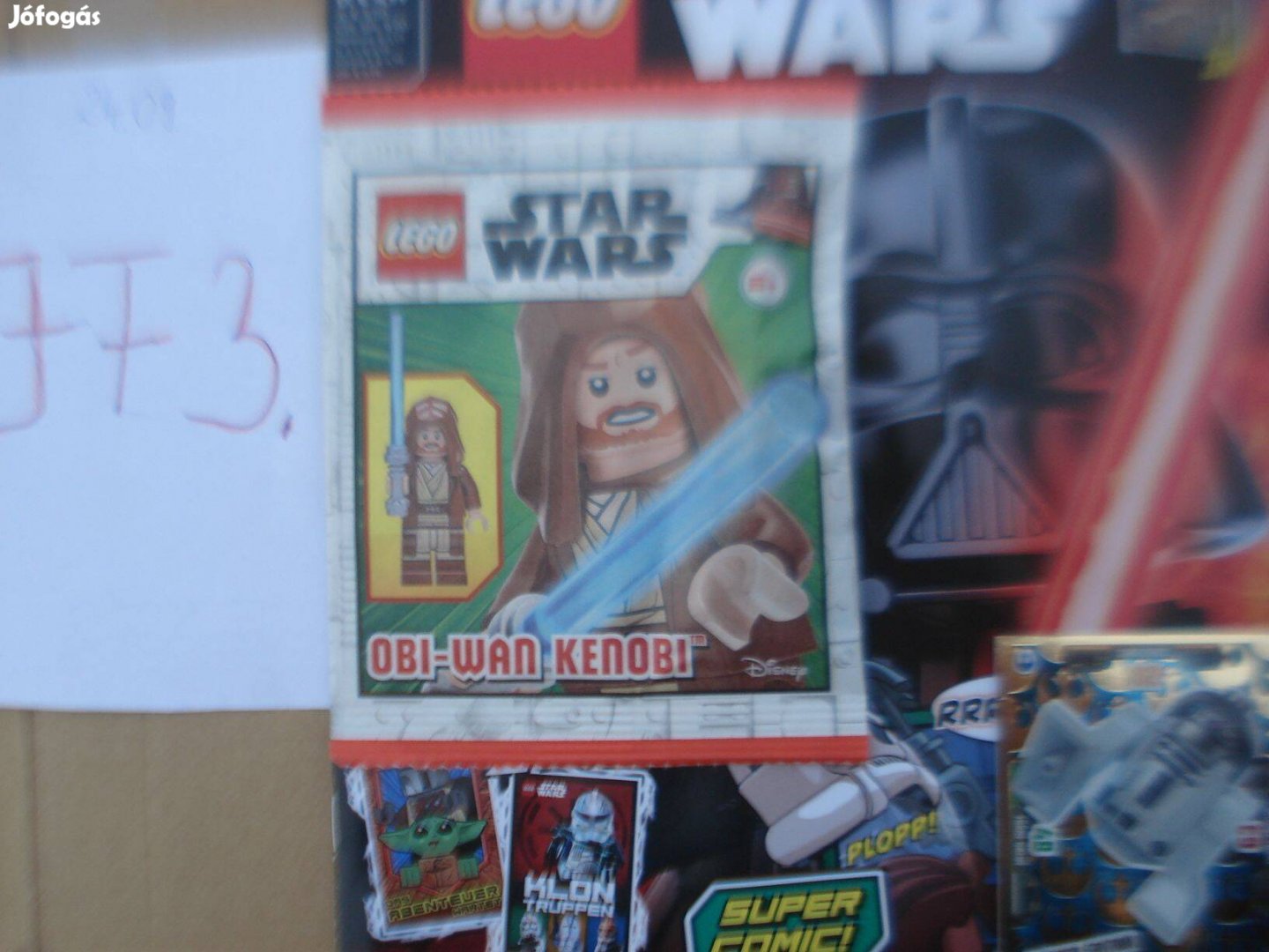 Új Bontatlan Star Wars Figura, OBI-WAN Kenobi + Újság+ Limit Kártya