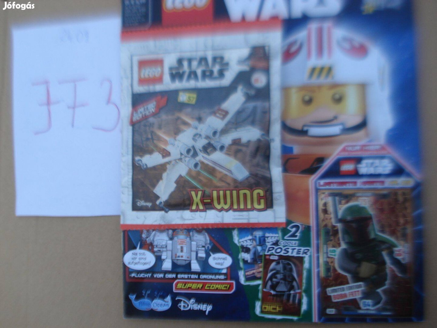 Új Bontatlan Star Wars LEGO, X-Wing+ Újság+ Limit Kártya