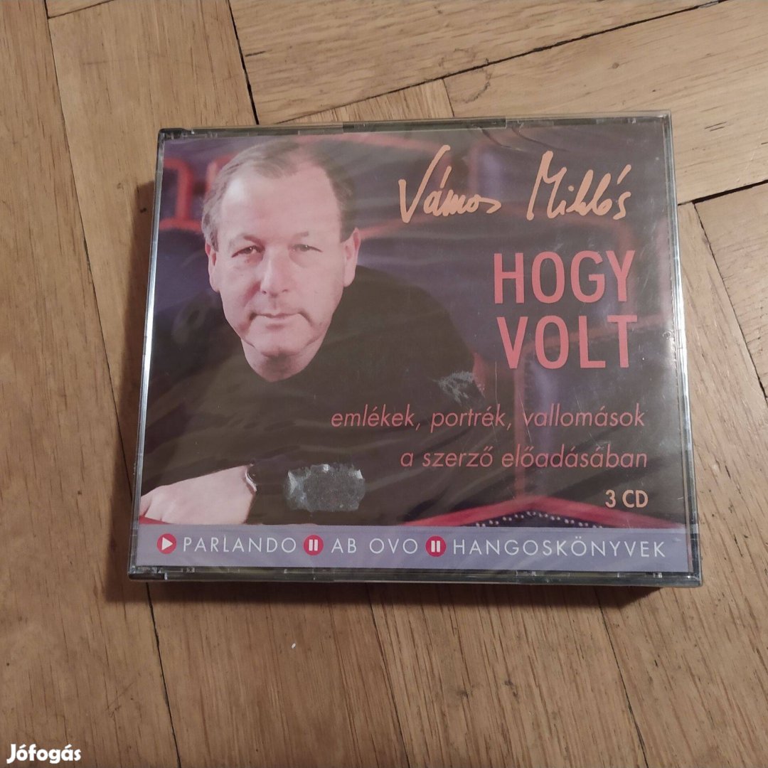 Új Bontatlan Vámos Miklós hangoskönyv 3 CD