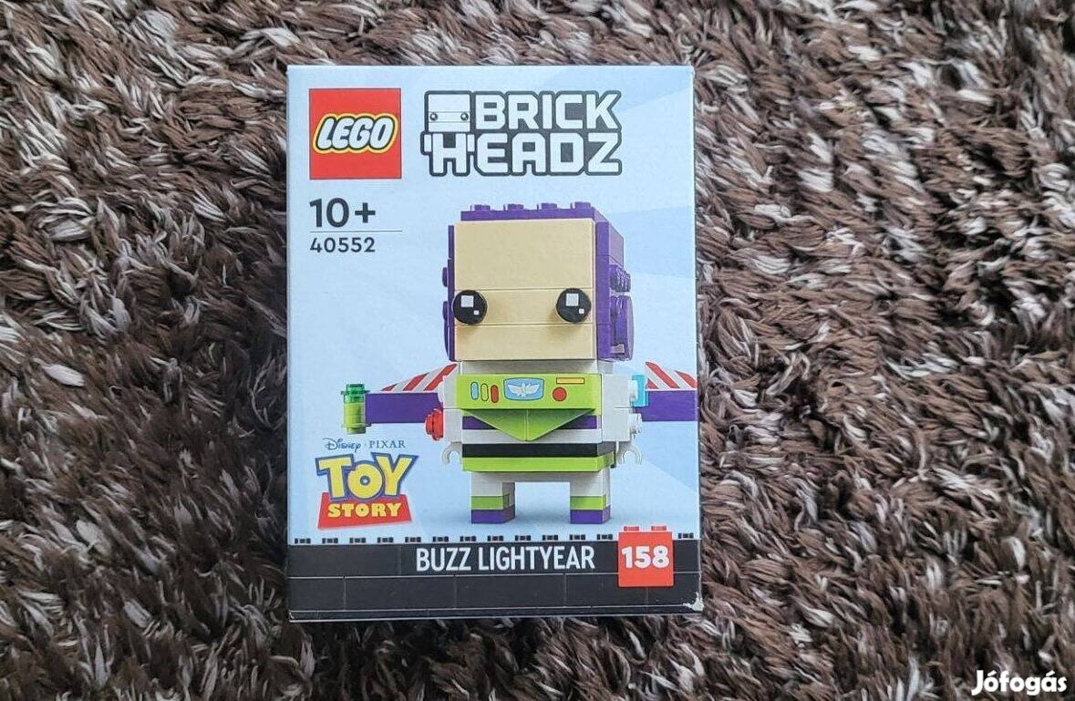 Új Bontatlan, Hibátlan LEGO 40552 Brickheadz Toy Story Buzz Lightyear