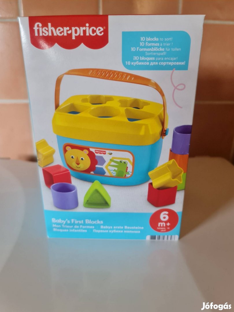 Új!Bontatlan  fisher price forma bedobó