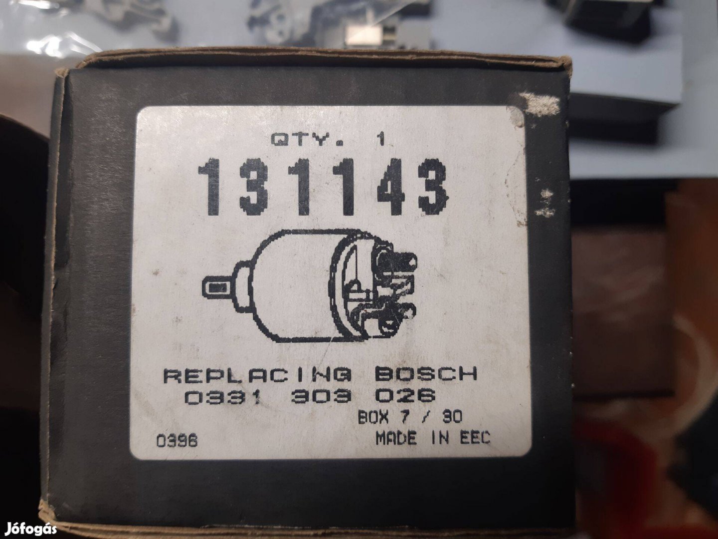 Új Bosch 131143 önindító mágneskapcsoló 12V