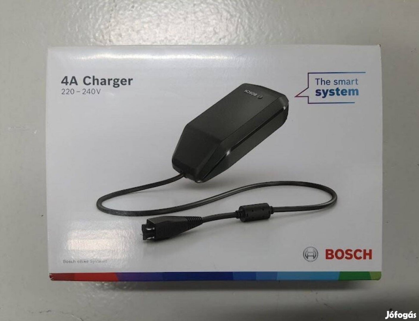 Új Bosch 4A ebike töltő Smart Charger töltő dobozos