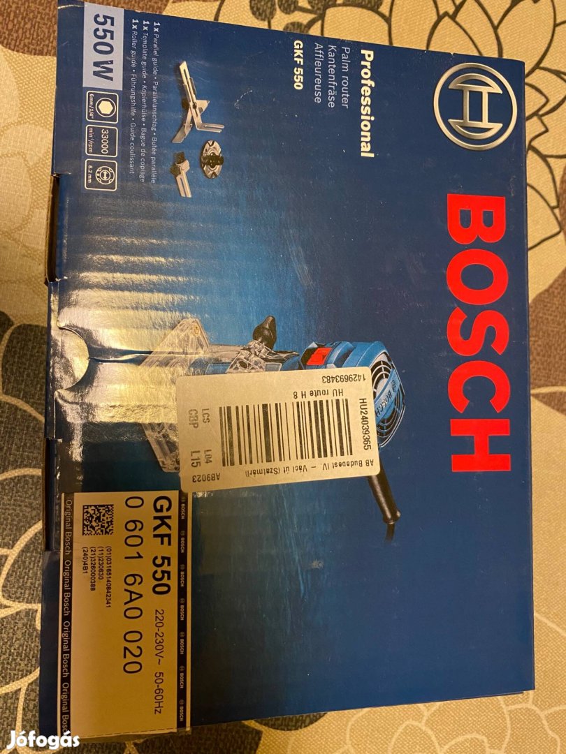 Új Bosch Gkf550 élmaró eladó