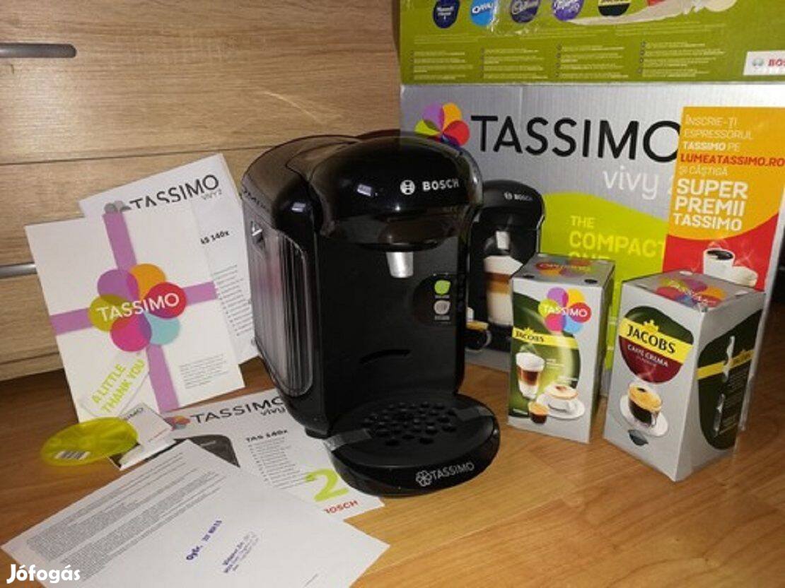 Új Bosch TAS1402 Tassimo Vivy II Kapszulás Kávéfőző - akció, Vadonatúj