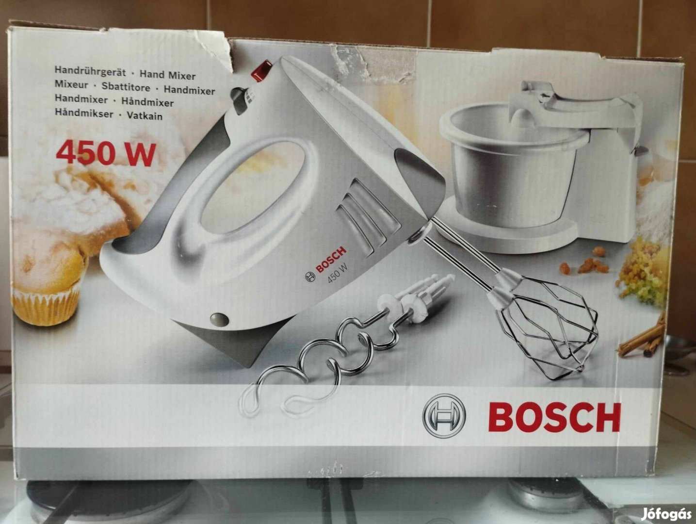 Új Bosch konyhai robotgép, mixer, 450 W, eredeti csomagolásban