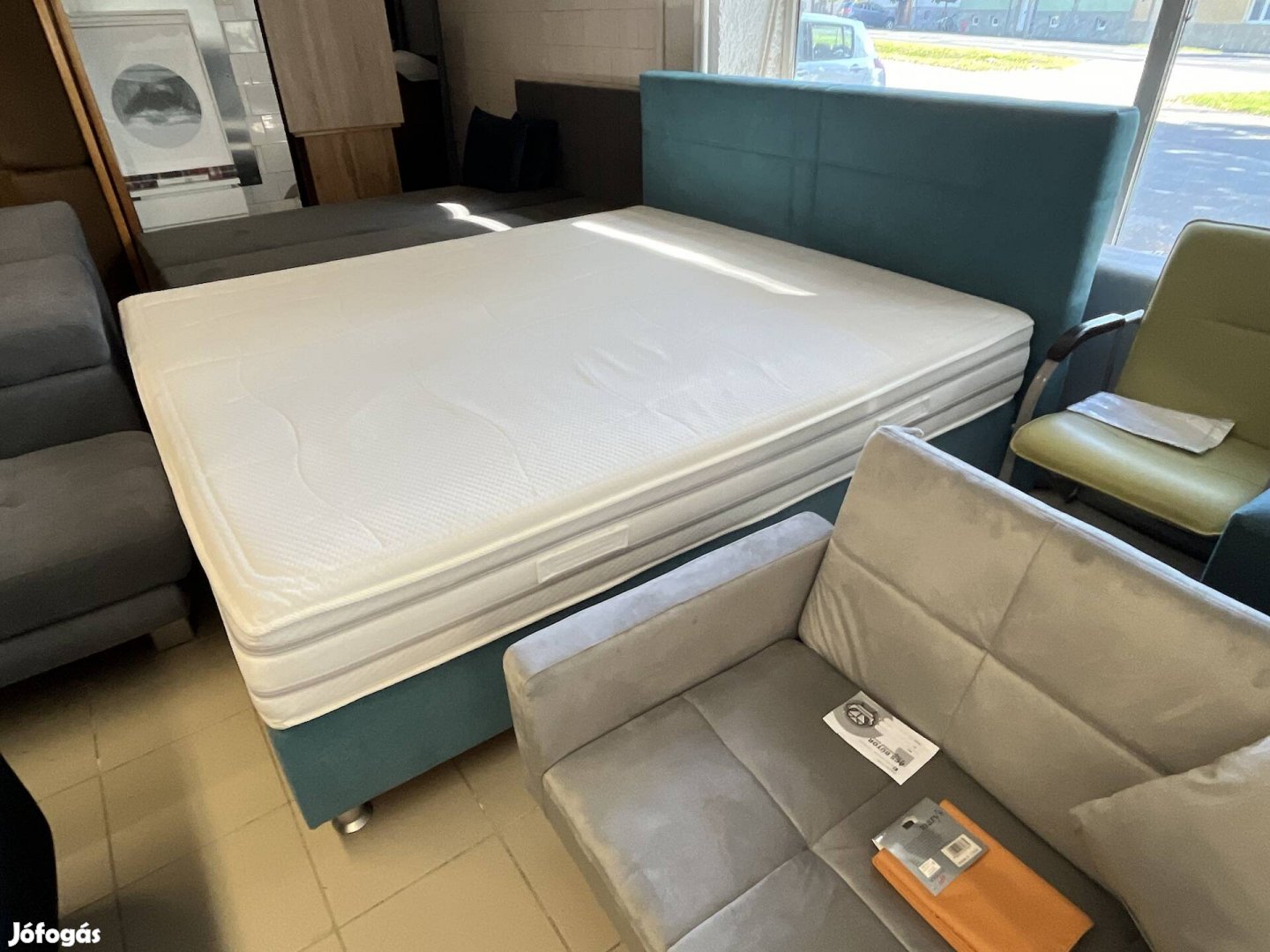 Új Boxspring ágy franciaágy eladó 