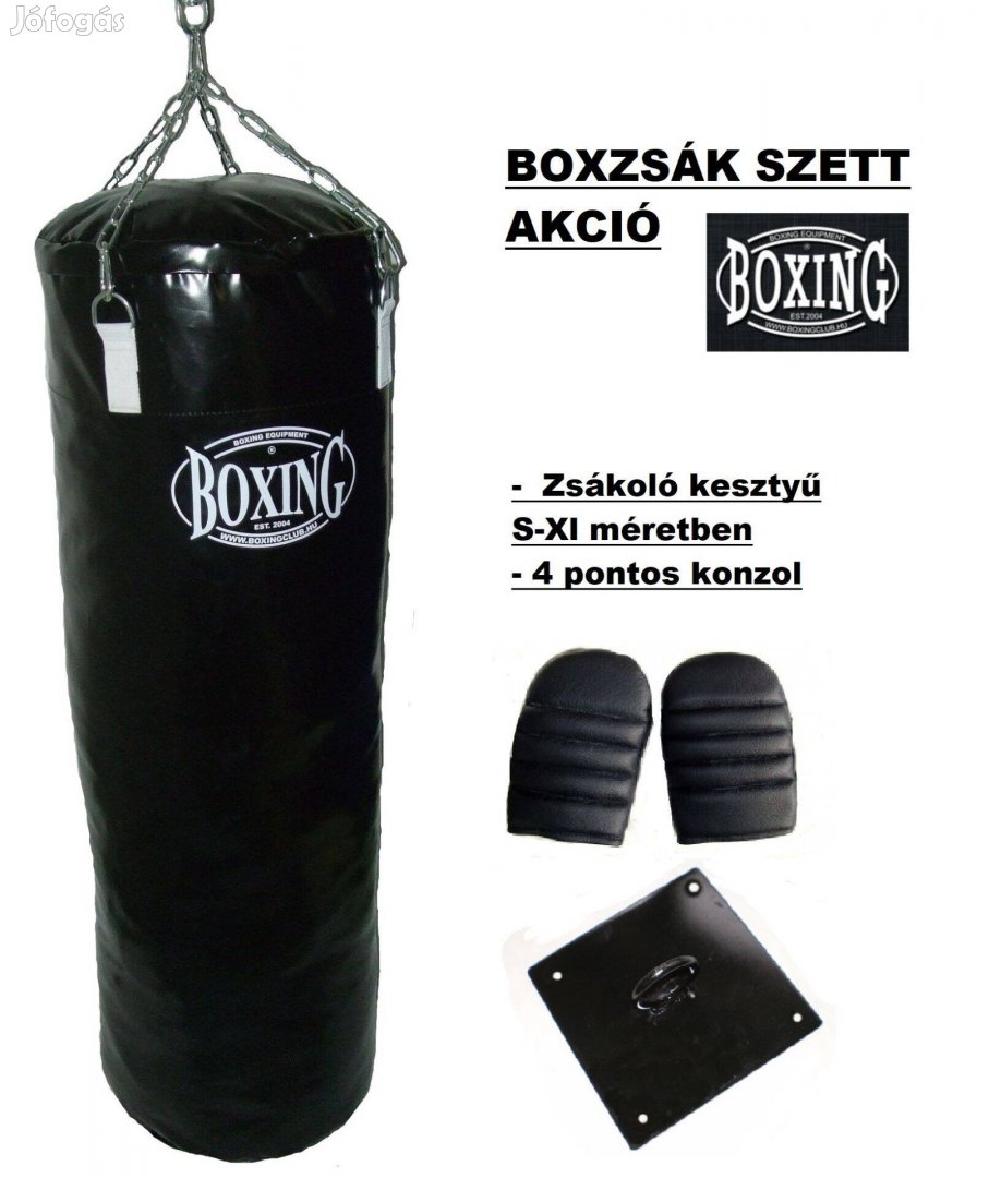 Új Boxzsák 150 cm Szett Akció legjobb áron