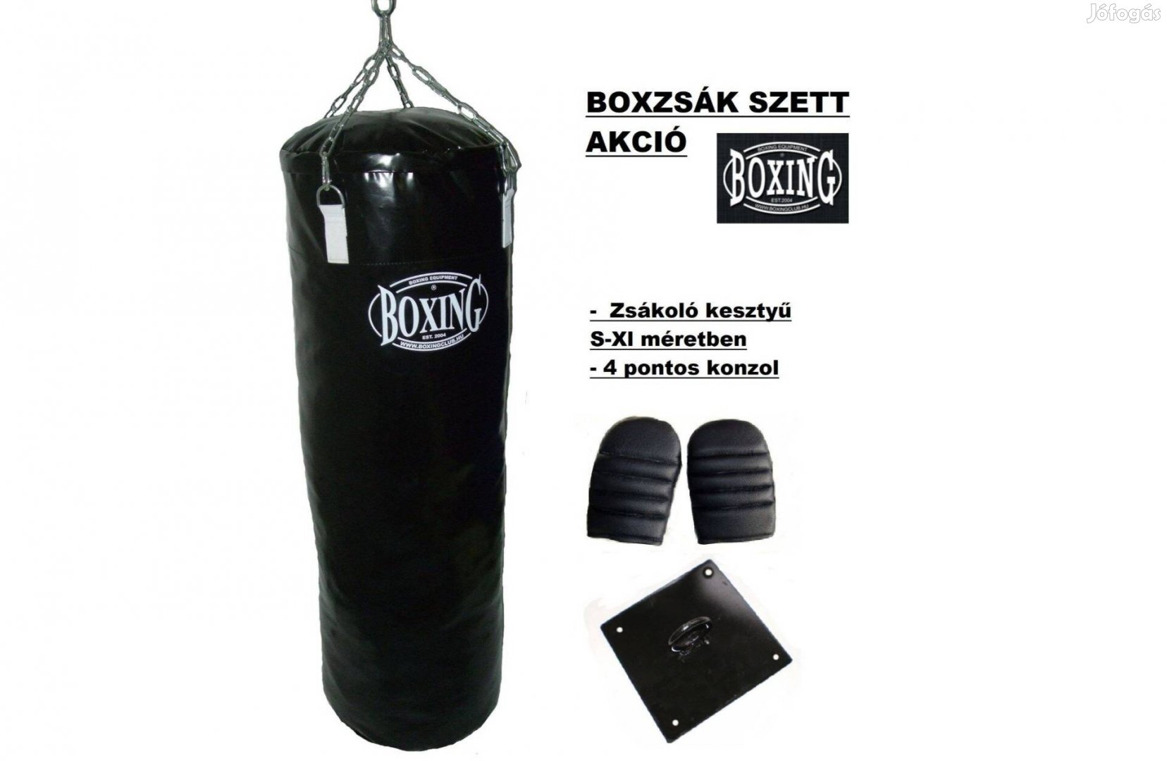 Új Boxzsák 150 cm Szett Akció legjobb áron