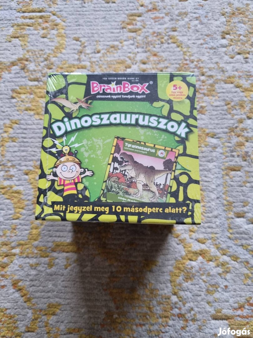 Új Brainbox dinoszauruszok + világutazó társasjáték