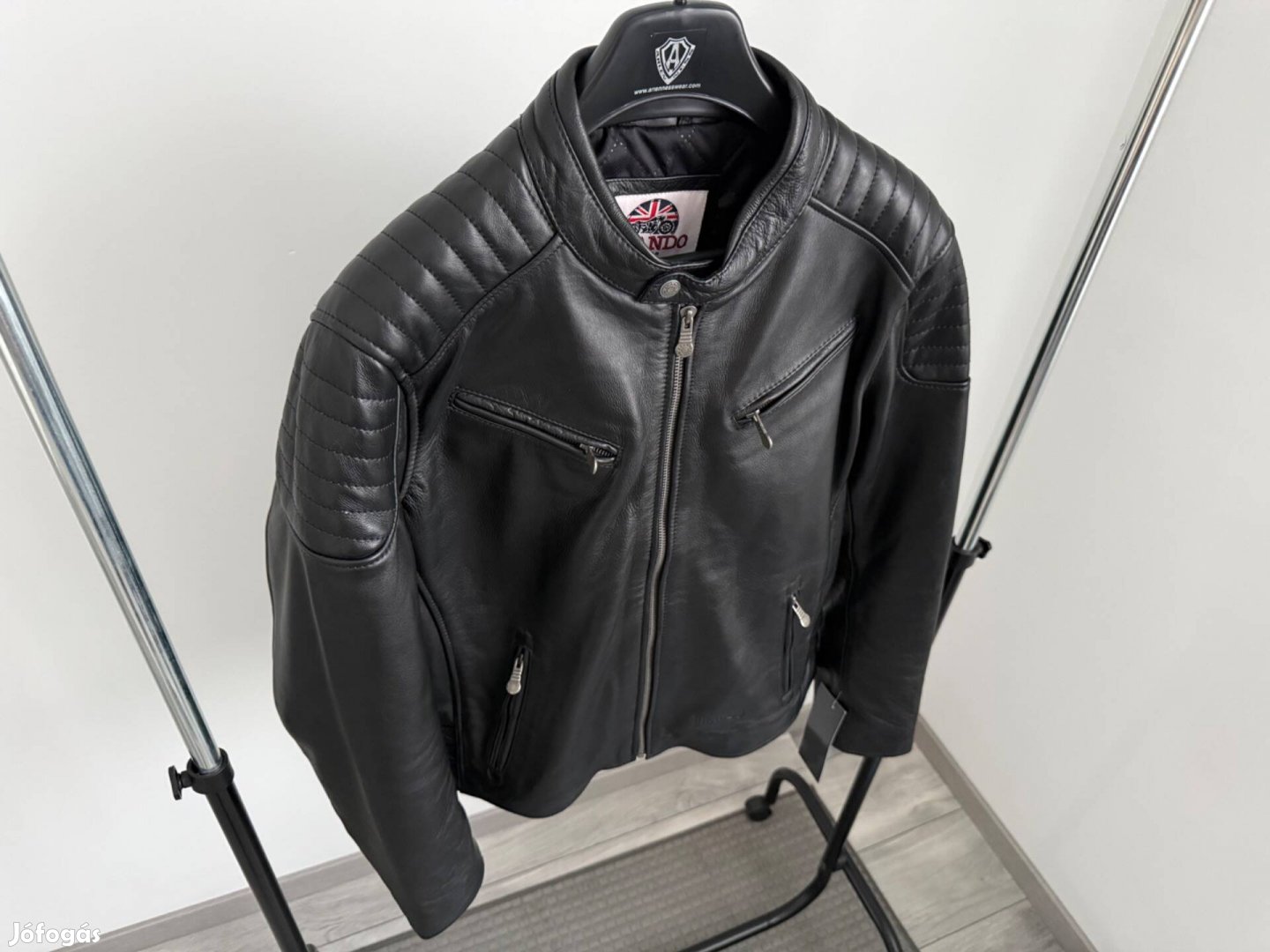 Új Brando Motors férfi biker bőrdzseki