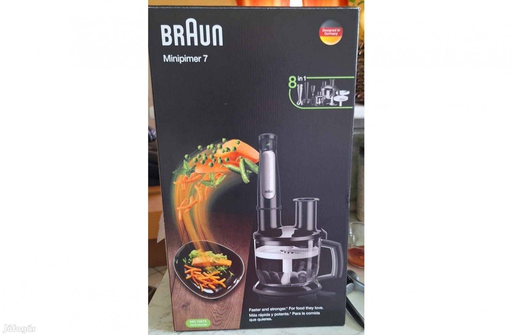 Új Braun 8 az 1ben konyhai gép,2év garanciával