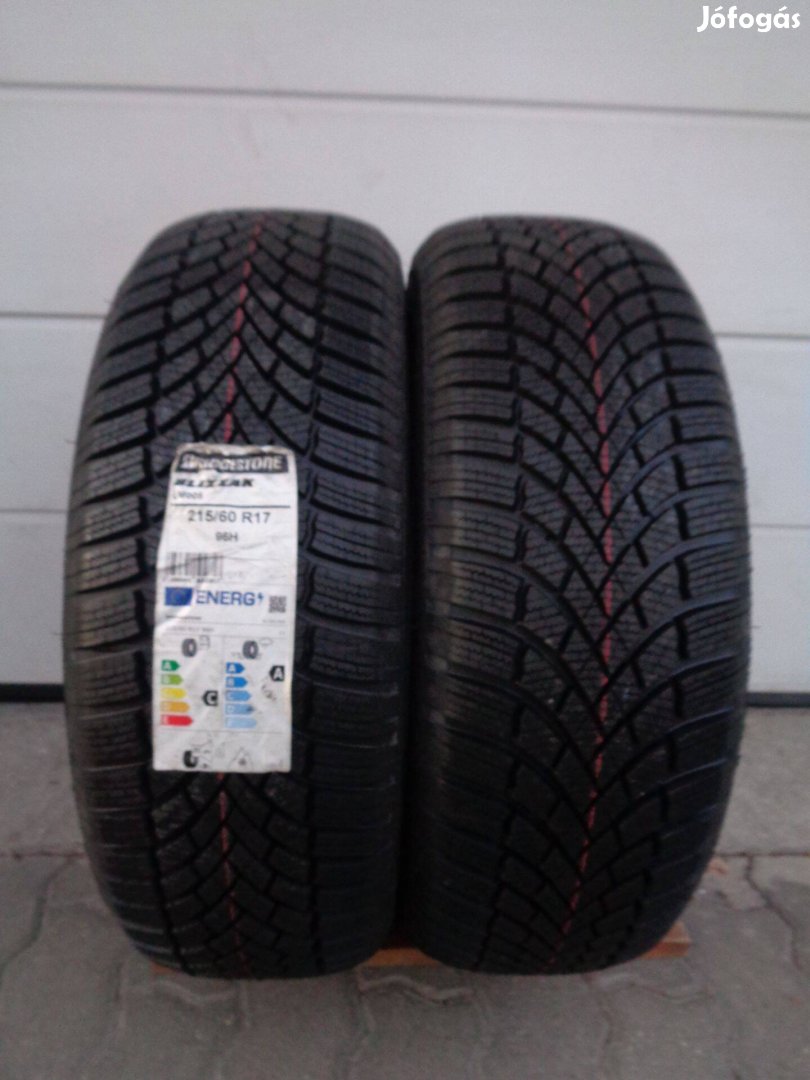 Új Bridgestone 215/60R17 téli gumi 2db, 2021-es gyártású eladó