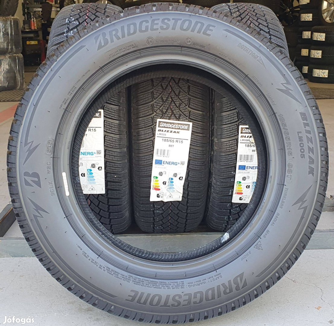 Új Bridgestone Blizzak 185/65 R15 téli gumi 4db /T163